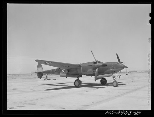 Interceptor plane at Lake Muroc, California
