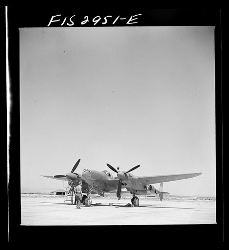 Untitled photo, possibly related to: Interceptor plane. Lake Muroc, California