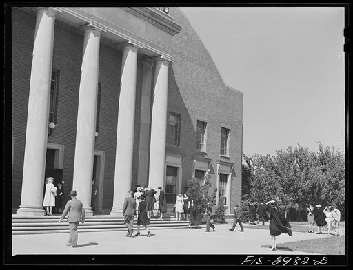 Untitled photo, possibly related to: Lincoln, Nebraska. University of Nebraska, graduation day