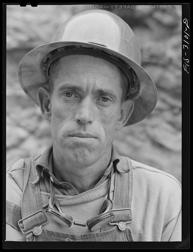 Douglas Dam, Tennessee. Tennessee Valley Authority (TVA). Workman