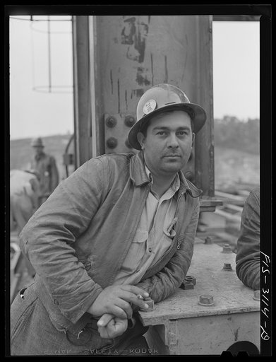 Douglas Dam, Tennessee. Tennessee Valley Authority (TVA). Workman