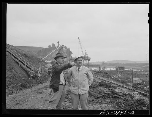 Douglas Dam, Tennessee. Tennessee Valley Authority (TVA). Project manager and construction superintendent
