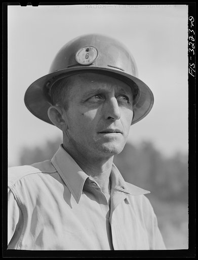 Douglas Dam, Tennessee. Tennessee Valley Authority (TVA). Foreman