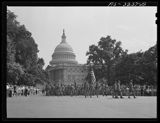 Washington, D.C. Paratroopers at the Memorial Day parade