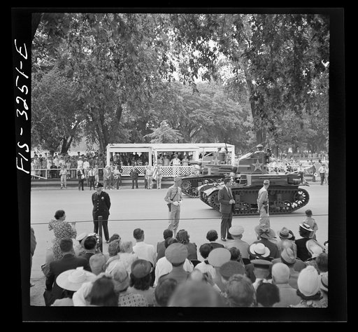 Washington, D.C. President Roosevelt reviewing the Memorial Day parade