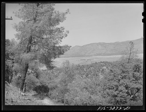 Untitled photo, possibly related to: Kern County, California. Mountains