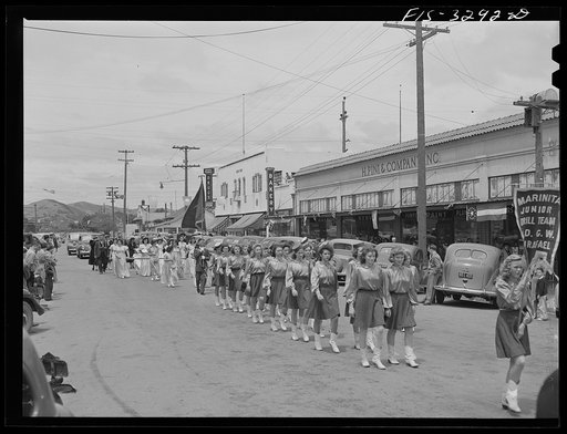 Parade of the Festival of the Holy Ghost at Novato, California