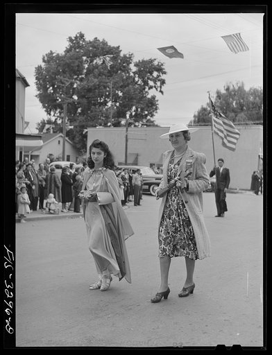 Untitled photo, possibly related to: In the parade of the Festival of the Holy Ghost, Novato, California
