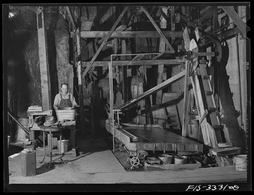 Untitled photo, possibly related to: Kern County, California. Mill of the Tungsten Chief Mine