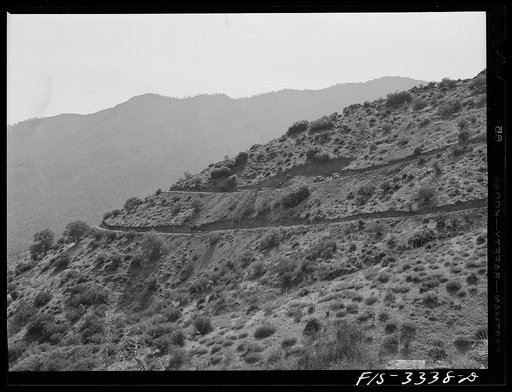 Kern County, California. Mountain roads