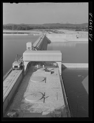 Watts Bar Dam, Tennessee. Tennessee Valley Authority (TVA)