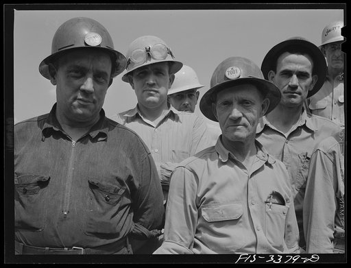 Untitled photo, possibly related to: Watts Bar Dam, Tennessee. Tennessee Valley Authority (TVA). Workers