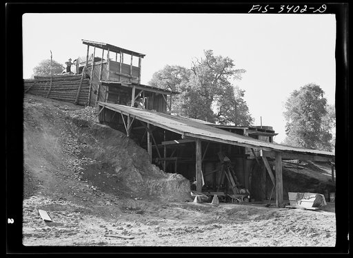 Kern County, California. Mill of the Tugsten Chief Mine