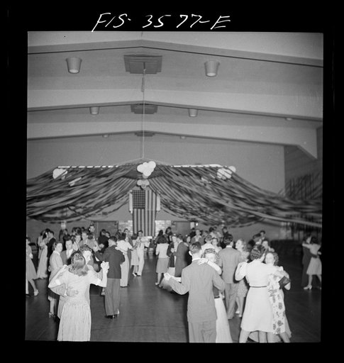 Untitled photo, possibly related to: Greenbelt, Maryland. Grand march at the senior prom