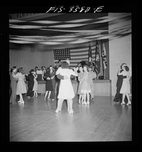 Untitled photo, possibly related to: Greenbelt, Maryland. American Legion dance held at Greenbelt on Memorial Day
