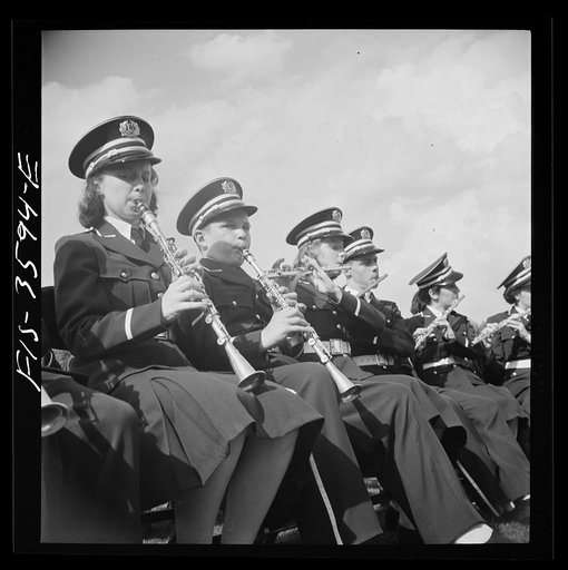 Untitled photo, possibly related to: Greenbelt, Maryland. The Greenbelt High School band