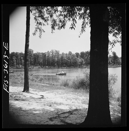 Greenbelt, Maryland. Boating on the artificial lake