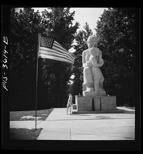 Untitled photo, possibly related to: Greenbelt, Maryland. Water fountain on Memorial Day