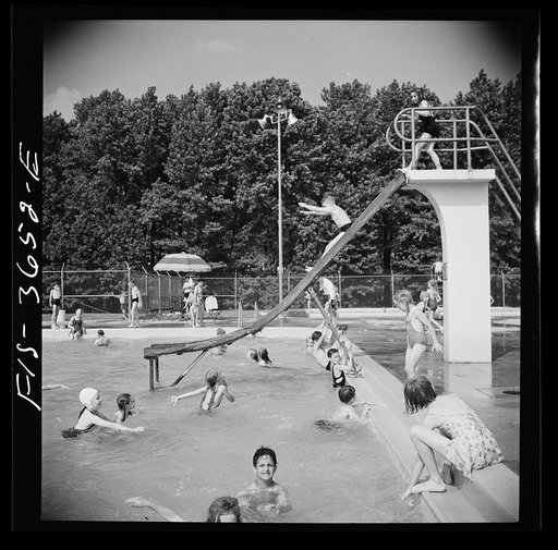 Greenbelt, Maryland. Swimming pool