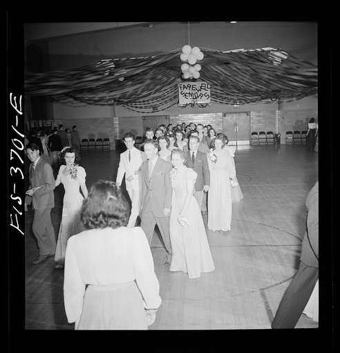 Greenbelt, Maryland. Grand march at the senior prom