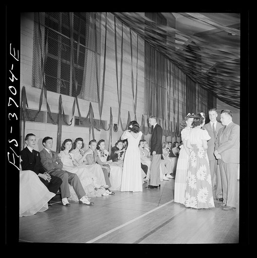 Greenbelt, Maryland. Between dances at the senior prom