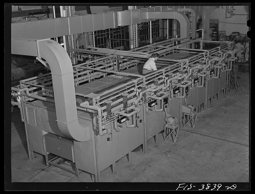 Tunnel dehydrater at the regional agricultural research laboratory. Albany, California