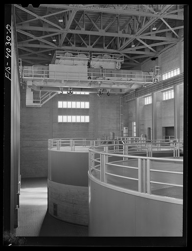 Norris Dam, Tennessee (Tennessee Valley Authority (TVA)). Generators