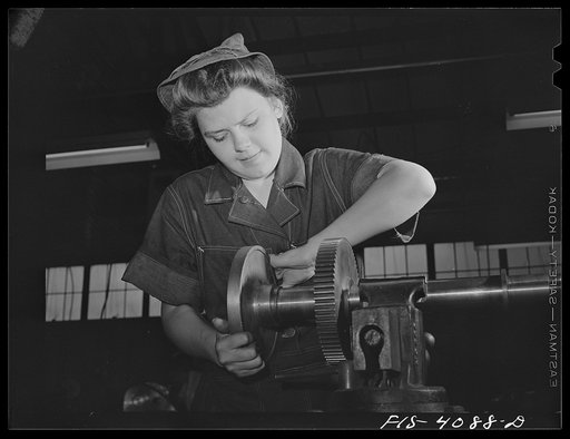 Untitled photo, possibly related to: Knoxville, Tennessee (Tennessee Valley Authority (TVA)). Training for war production at NYA (National Youth Administration) school