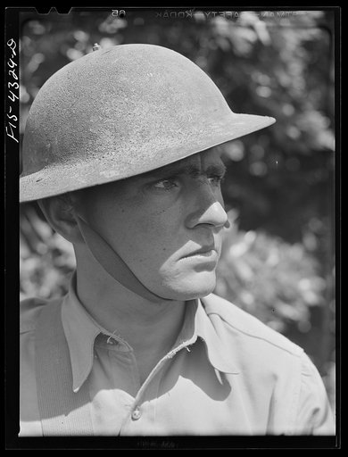 Fort Riley, Kansas. Soldier of a reconnaisance unit