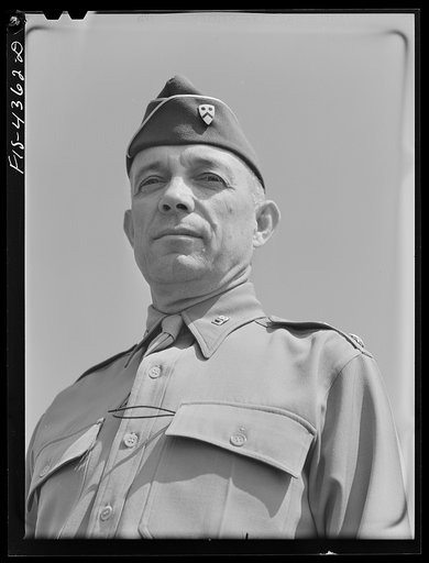 Camp Funston, Kansas. General Millikan, commanding cavalry division