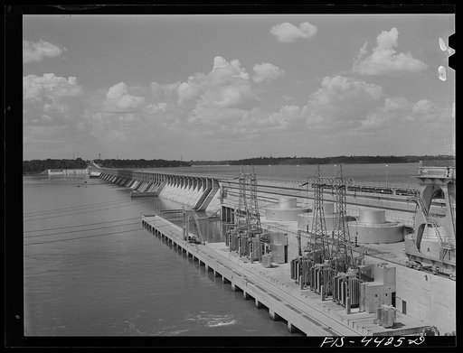 Untitled photo, possibly related to: Wheeler Dam, Alabama (Tennessee Valley Authority (TVA))