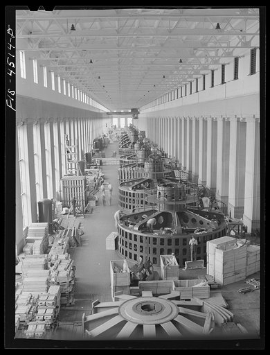 Wilson Dam, Alabama (Tennessee Valley Authority (TVA)). Installing new generators