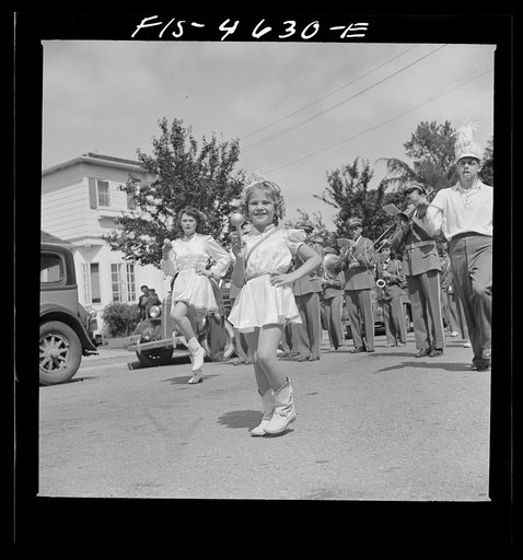 In the parade of the fiesta of the Holy Ghost. Santa Clara, California
