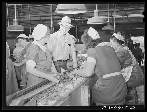 Bridgeton, New Jersey. Seabrook Farms. Belford Seabrook in the cannery