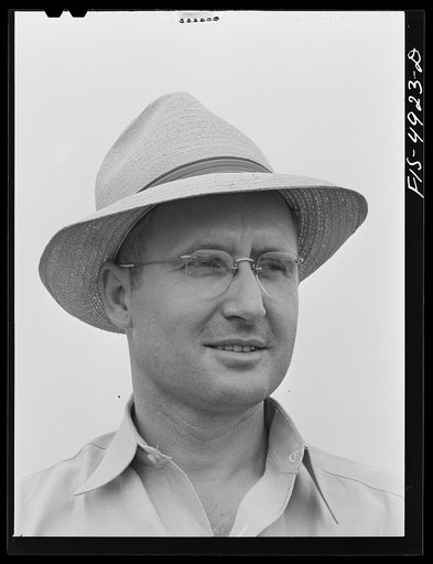 Bridgeton, New Jersey. Seabrook Farms. Belford Seabrook supervising the canning and freezing operations