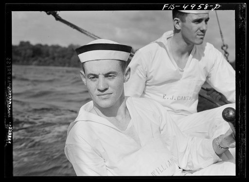 Untitled photo, possibly related to: U.S. Naval Academy, Annapolis, Maryland. Sailing