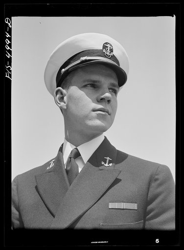 Untitled photo, possibly related to: U.S. Naval Academy, Annapolis, Maryland. Midshipman