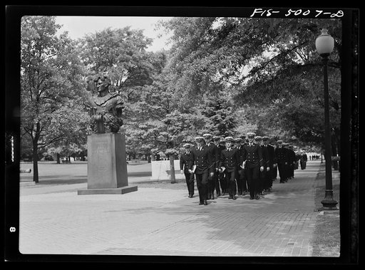 Untitled photo, possibly related to: U.S. Naval Academy, Annapolis, Maryland. Midshipmen