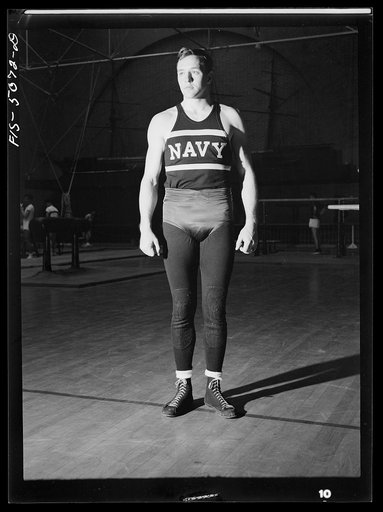 U.S. Naval Academy, Annapolis, Maryland. Wrestler (?)