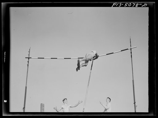 U.S. Naval Academy, Annapolis, Maryland. Pole vaulting