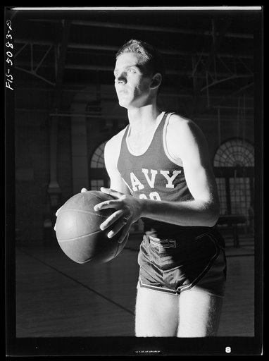 U.S. Naval Academy, Annapolis, Maryland. Basketball player