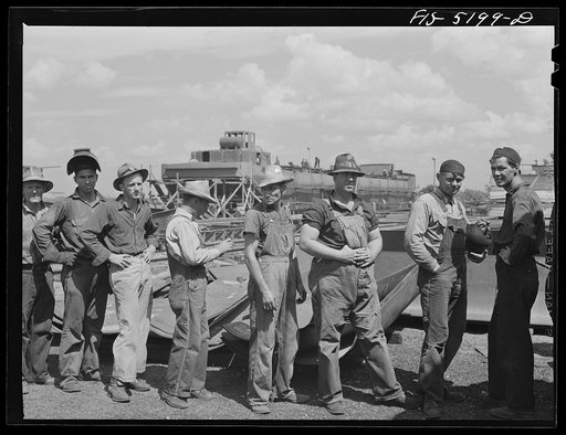 Decatur, Alabama. Ingalls Shipbuilding Company. Payroll lineup
