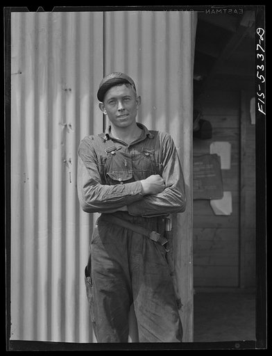 Decatur, Alabama. Ingalls Shipbuilding Company. A shipfitter's helper