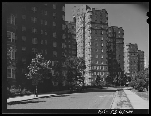 New York, New York. Castle Village, private apartment houses