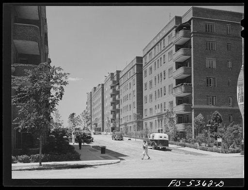Queens, New York. Apartment houses