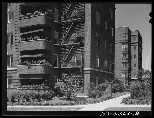 Queens, New York. Apartment houses