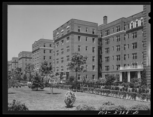 Forest Hills, New York. Apartment houses