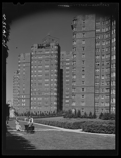 New York, New York. Apartment houses at Castle Village