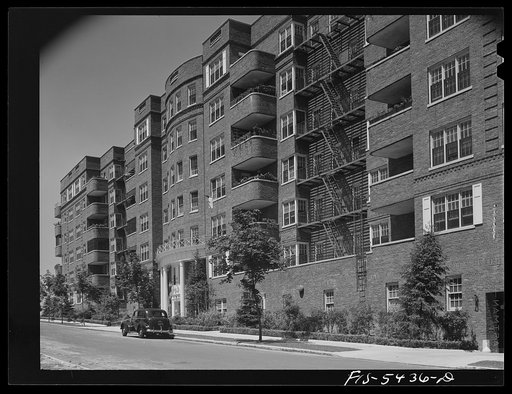 Queens, New York. Apartment houses