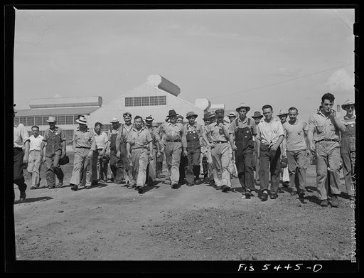 Sheffield, Alabama. Reynolds Alloys Company. Change of shifts